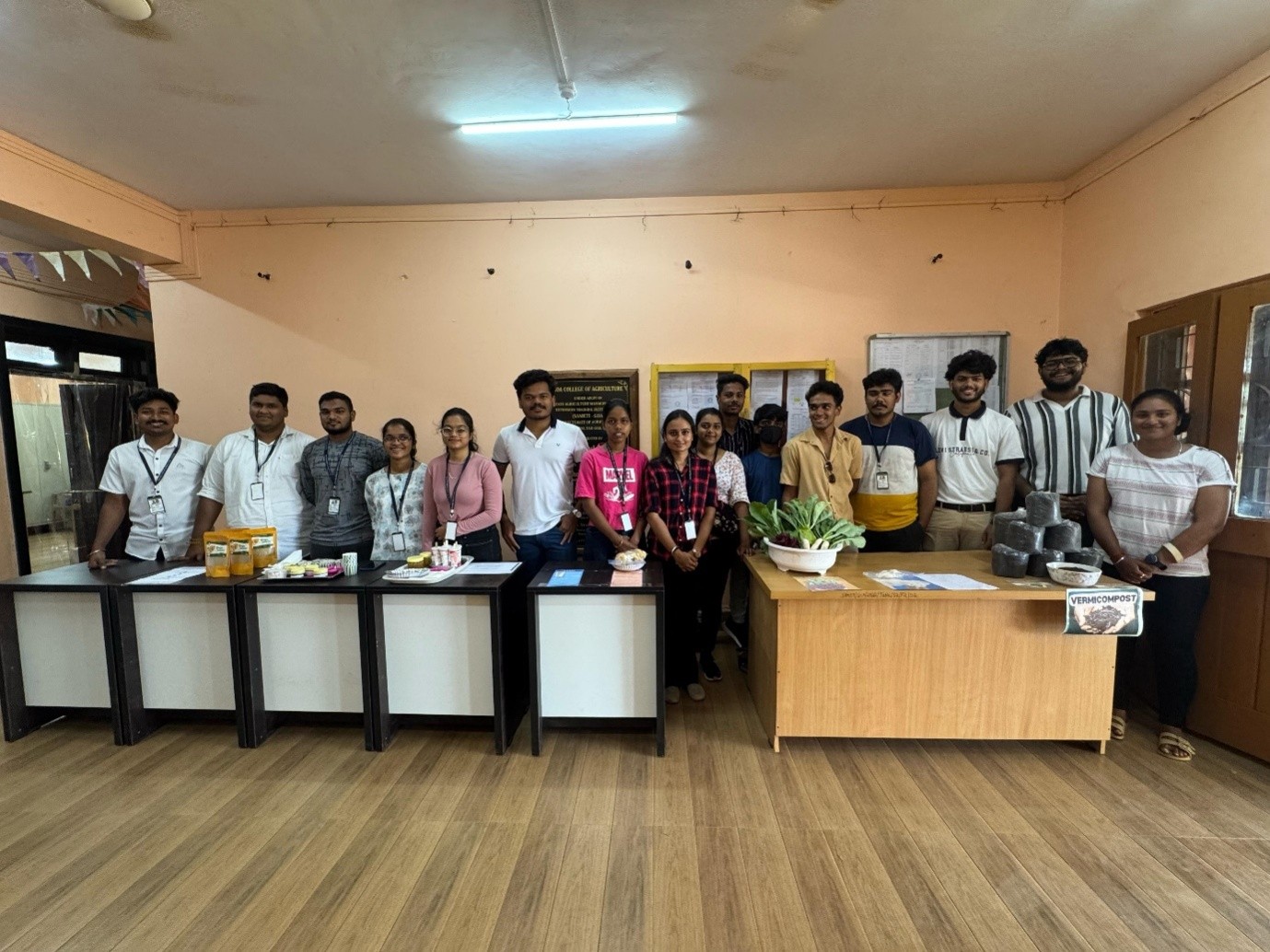 Module students prepared different food products
