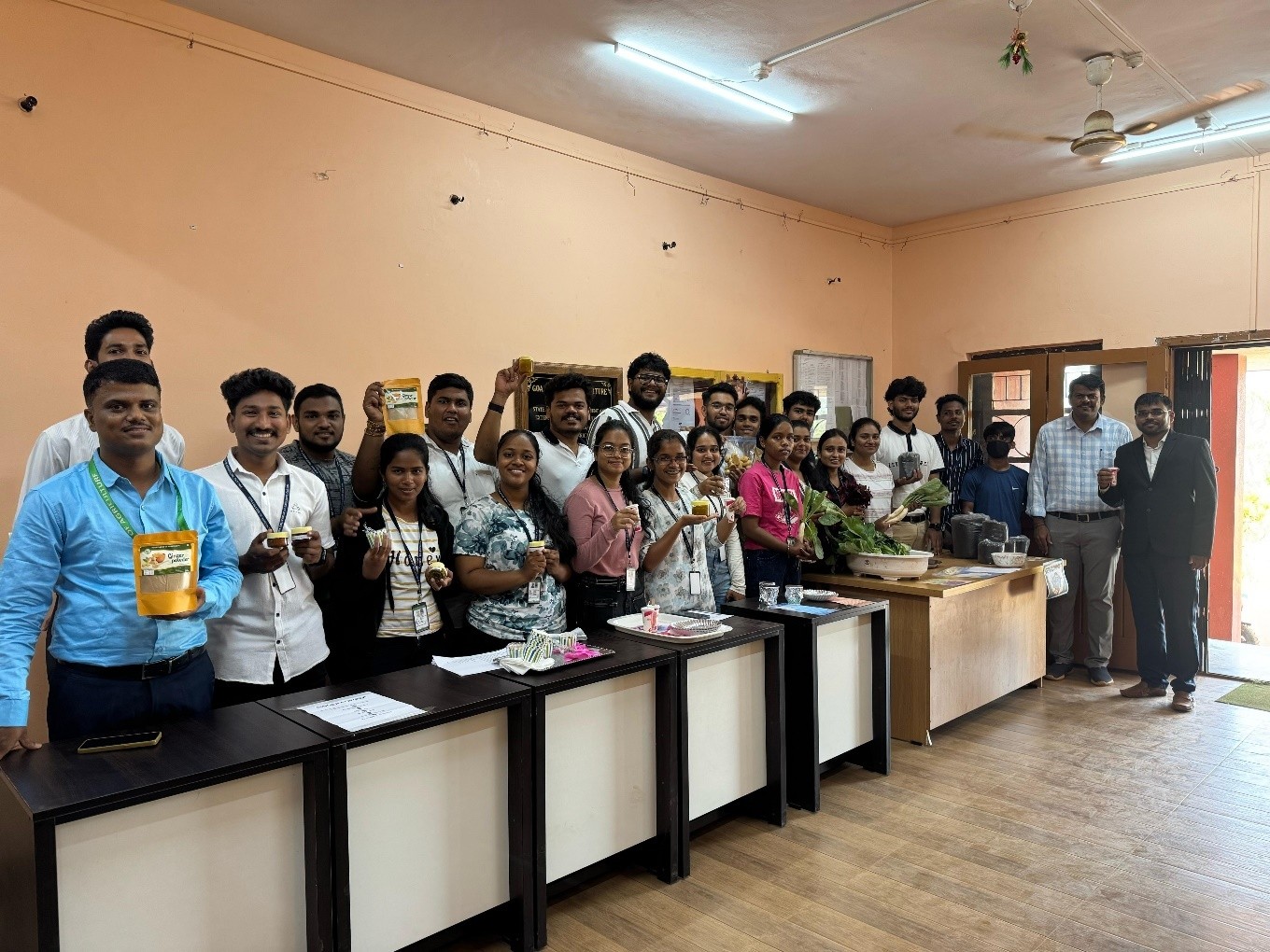 Module students prepared different food products